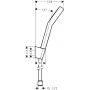 Zestaw prysznicowy ścienny czarny 28054670 Hansgrohe Activera Select S zdj.2