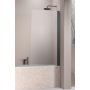 Parawan nawannowy 70 cm 1-częściowy szczotkowany/szkło przezroczyste 100110709201R Radaway Nes Brushed GunMetal PNJ I zdj.1
