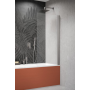 Parawan nawannowy 100 cm 1-częściowy szczotkowany/szkło przezroczyste 100111009101L Radaway Nes 6 Brushed Nickel PNJ I zdj.1