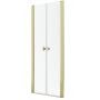 Drzwi prysznicowe 80 cm uchylne złoty połysk/szkło przezroczyste 100270800901 Radaway Nes Gold DWD I zdj.1