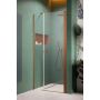 Drzwi prysznicowe 120 cm uchylne miedź szczotkowany/szkło przezroczyste 100281209301L Radaway NES 6 Brushed Copper DWS I zdj.1