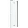 Drzwi prysznicowe 90 cm składane szczotkowany/szkło przezroczyste 100290909101R Radaway Nes Brushed Nickiel DWB zdj.1