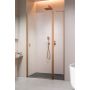 Drzwi prysznicowe 100 cm uchylne miedź szczotkowany/szkło przezroczyste 100361009301R Radaway Nes Brushed Copper DWJ II zdj.1