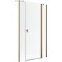 Drzwi prysznicowe 140 cm uchylne miedź szczotkowany/szkło przezroczyste 100381409301R Radaway Nes Brushed Copper DWJS zdj.1