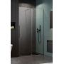 Drzwi prysznicowe 72.2 cm rozsuwane szczotkowany/szkło przezroczyste 101077229201L Radaway Furo Brushed Gunmetal DWJ zdj.1