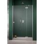 Drzwi prysznicowe 130 cm uchylne szczotkowany/szkło przezroczyste 13850179101R Radaway Essenza Brushed Nickel DWJ zdj.1