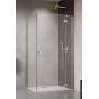 Drzwi prysznicowe 80 cm uchylne złoty szczotkowany/szkło przezroczyste 13850439901R Radaway Essenza 6 Brushed Gold KDJ zdj.1
