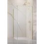 Drzwi prysznicowe 90 cm uchylne złoty szczotkowany/szkło przezroczyste 13850449801R Radaway Essenza 6 Brushed Light Gold KDJ zdj.1
