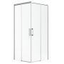 Drzwi prysznicowe 120 cm rozsuwane szczotkowany/szkło przezroczyste 3870649101R Radaway Idea Brushed Nickel KDD zdj.1