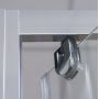 Drzwi prysznicowe 90 cm uchylne chrom połysk/szkło przezroczyste 55190000000002 Roth Lega zdj.4