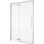 Drzwi prysznicowe 140 cm uchylne chrom połysk/szkło przezroczyste D36T13L1405007 Ronal Oriana zdj.1