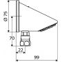 Głowica prysznicowa chrom 018460699 Schell Comfort zdj.2