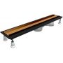 Maskownica odpływu liniowego 120 cm miedź 10059DPMS Schedpol Base Copper Brushed Range zdj.3