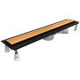 Maskownica odpływu liniowego 120 cm miedź 10059DPMS Schedpol Base Copper Brushed Range zdj.4