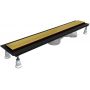 Maskownica odpływu liniowego 60 cm złoty 10050DPZP Schedpol Base Gold Shine Range zdj.3