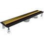 Maskownica odpływu liniowego 60 cm złoty 10050DPZP Schedpol Base Gold Shine Range zdj.4