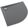 Brodzik półokrągły 90x90 cm antracyt 3SPL1O9090AST Schedline Libra Anthracite Stone zdj.1