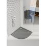 Brodzik półokrągły 90x90 cm antracyt 3SPL1O9090AST Schedline Libra Anthracite Stone zdj.3