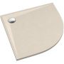 Brodzik półokrągły 80x80 cm beżowy 3SPL1O8080PKST Schedline Libra Cashmere Stone zdj.1