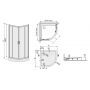 Kabina z brodzikiem 602271005101220 Sanplast TX zdj.2