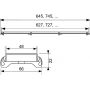 Ruszt odpływu liniowego 80 cm biały 600886 Tece Drainline zdj.2