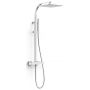 Zestaw prysznicowy ścienny chrom 107395 Tres Cuadro-Tres zdj.1