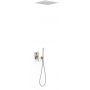 Zestaw wannowo-prysznicowy podtynkowy z deszczownicą stal 20238006AC Tres Slim Exclusive zdj.1