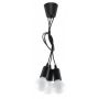 Lampa wisząca 3x60 W czarny SL0573 Sollux Lighting Diego zdj.1