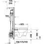 Stelaż podtynkowy do miski wiszącej WD1012000000 Duravit DuraSystem zdj.2