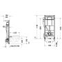 Stelaż podtynkowy do miski wiszącej WD1014000000 Duravit DuraStyle zdj.2