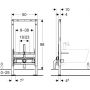 Stelaż podtynkowy do bidetu 111535002 Geberit Duofix zdj.2