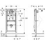 Stelaż podtynkowy do pisuaru 111616002 Geberit Duofix zdj.2