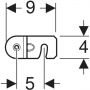 Wsporniki stelaża 111839002 Geberit Duofix Basic zdj.3