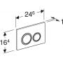 Przycisk spłukujący 115651001 Geberit Sigma zdj.2