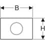 Przycisk spłukujący 115891SN6 Geberit Sigma zdj.2