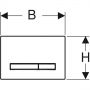 Przycisk spłukujący do wc 115670112 Geberit Sigma zdj.2