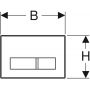 Przycisk spłukujący 115788001 Geberit Sigma zdj.2
