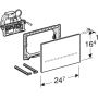 Przycisk spłukujący 116092SM6 Geberit Sigma zdj.2