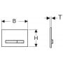 Przycisk spłukujący do wc 115672DW2 Geberit Sigma zdj.2