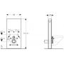 Moduł sanitarny do miski wiszącej 131021SI5 Geberit Monolith zdj.2