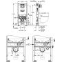 Stelaż podtynkowy do miski wc wiszącej 39603000 Grohe Rapid SLX zdj.2