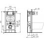 Stelaż podtynkowy do miski wc wiszącej R009067 Ideal Standard Prosys zdj.2