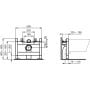 Stelaż podtynkowy do miski wc wiszącej R010067 Ideal Standard Prosys zdj.2