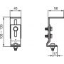 Zestaw do mocowania przyściennego R018567 Ideal Standard Prosys zdj.2