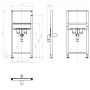 Stelaż podtynkowy do umywalki KB1123331904 Kronenbach Plantec 2.0 zdj.2