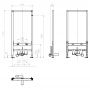 Stelaż podtynkowy do bidetu KB1124441904 Kronenbach Plantec 2.0 zdj.2