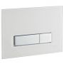 Przycisk spłukujący do wc chrom błyszczący-biały KB829011904 Kronenbach Plantec 2.0 zdj.1