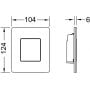 Przycisk spłukujący do pisuaru 9242435 Tece Solid zdj.2