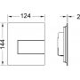 Przycisk spłukujący do pisuaru 9242814 Tece Square zdj.2