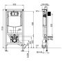 Stelaż podtynkowy do miski wiszącej 92242700 Villeroy & Boch ViConnect zdj.2